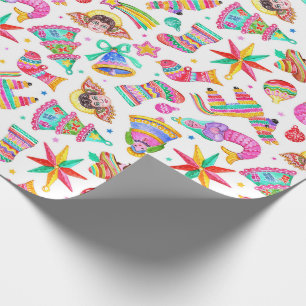 Mexican Christmas wrapping paper