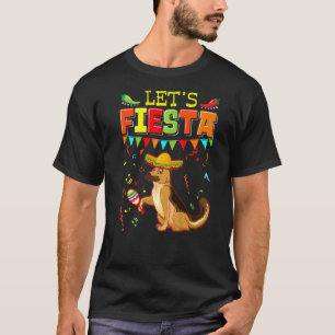 Mexican Cinco De Mayo Fiesta Let's Fiesta German T-Shirt