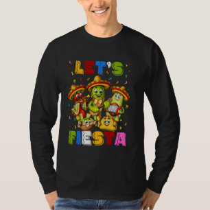 Mexican Cinco de Mayo Fiesta Party Tacos Cactus Av T-Shirt