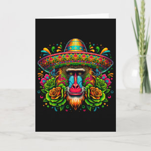 Mexican Cinco De Mayo Let's Fiesta Party Boon Monk Card