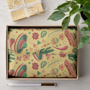Mexican Cinco De Mayo Pattern Tissue Paper