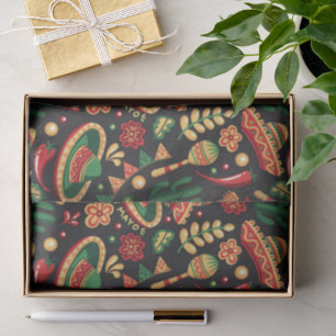 Mexican Cinco De Mayo Pattern  Tissue Paper