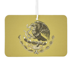 Mexican coat of arms air freshener