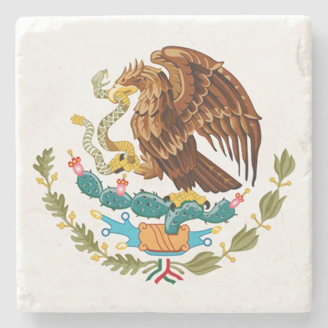 Mexican Coat of Arms Coaster (Front)