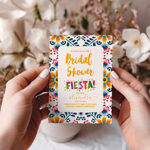 Mexican Coloful Bridal Shower Invitation