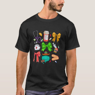 Mexican Coquette Nurse Stethoscope Scrub Cinco De T-Shirt