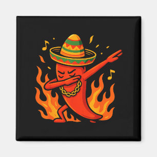 Mexican dabbing poncho cinco de mayo boy magnet