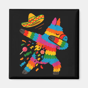 Mexican dabbing poncho cinco de mayo boy magnet