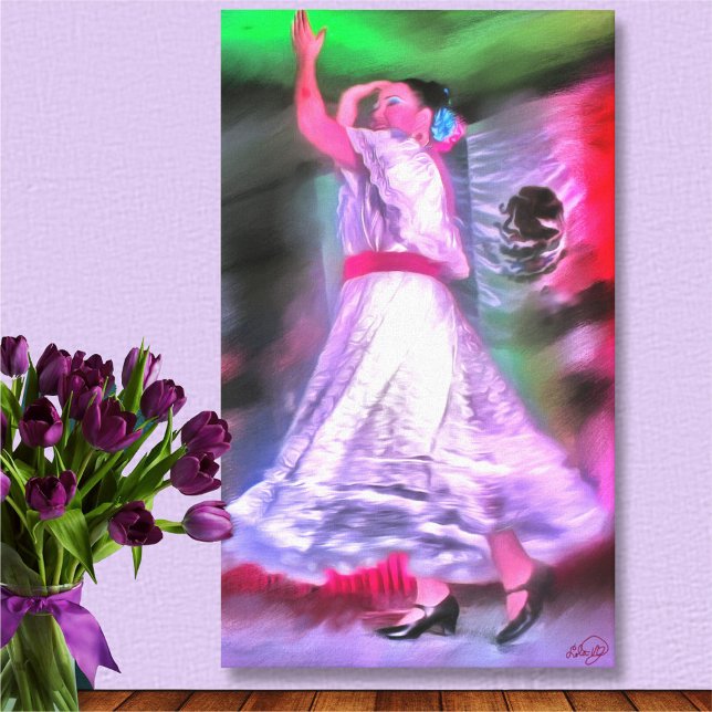 Mexican Dancer 0175 Canvas Art Print (Creator Uploaded)