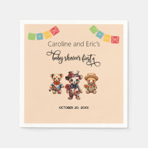 Mexican Day of the Dead Baby Shower Fiesta Napkin
