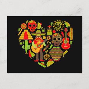 Mexican day of the dead Mexico Postcard