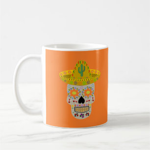 Mexican Day of the Dead Skull  Coffee Mug