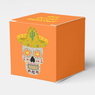 Mexican Day of the Dead Skull  Favor Box
