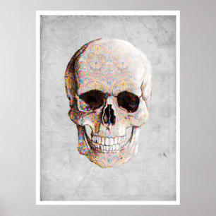 Mexican Day of the dead Skull Poster