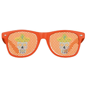 Mexican Day of the Dead Skull  Retro Sunglasses