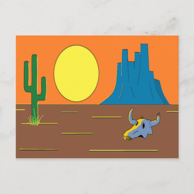 Mexican desert postcard (Front)