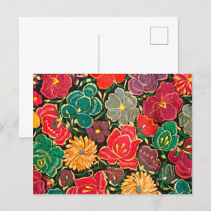 Mexican design holiday postcard