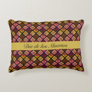 Mexican Dia de los Muertos customizable     Accent Pillow