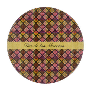Mexican Dia de los Muertos customizable     Cutting Board
