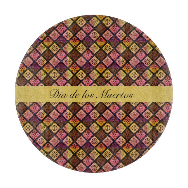 Mexican Dia de los Muertos customizable     Cutting Board (Front)