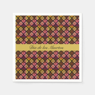 Mexican Dia de los Muertos customizable Napkin