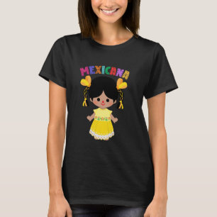 Mexican Doll, María, Mazahua, Lele -Maria - Mexico T-Shirt