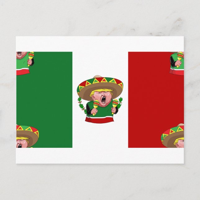mexican donald trump postcard (Front)