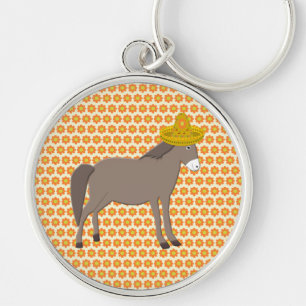Mexican Donkey Day of the Dead Keychain