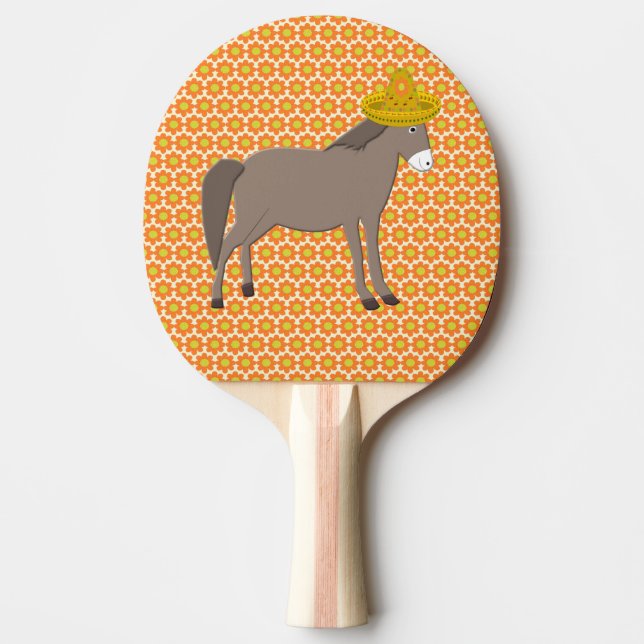 Mexican Donkey Day of the Dead Ping Pong Paddle (Front)