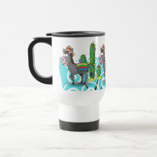 Mexican Donkey Travel Mug