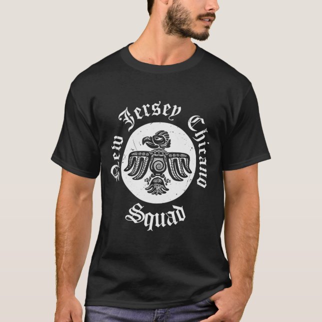 Mexican Eagle Apparel Men Latino Clothing New Jers T-Shirt (Front)