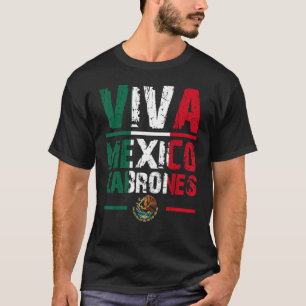Mexican Eagle Independence Day Vintage Distressed T-Shirt