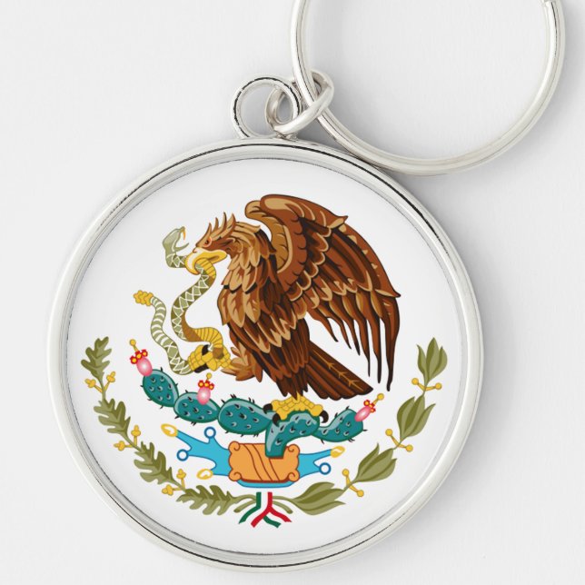 Mexican Eagle Keychain (Front)