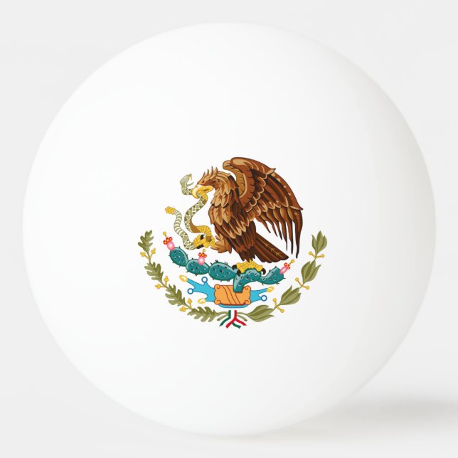 mexican Eagle Ping Pong Ball (Front)