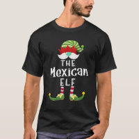 Mexican Elf Group Christmas Funny Pajama Party T S