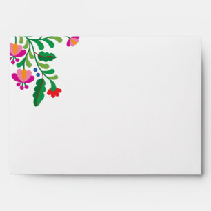 Mexican Embroidery Colourful Envelope