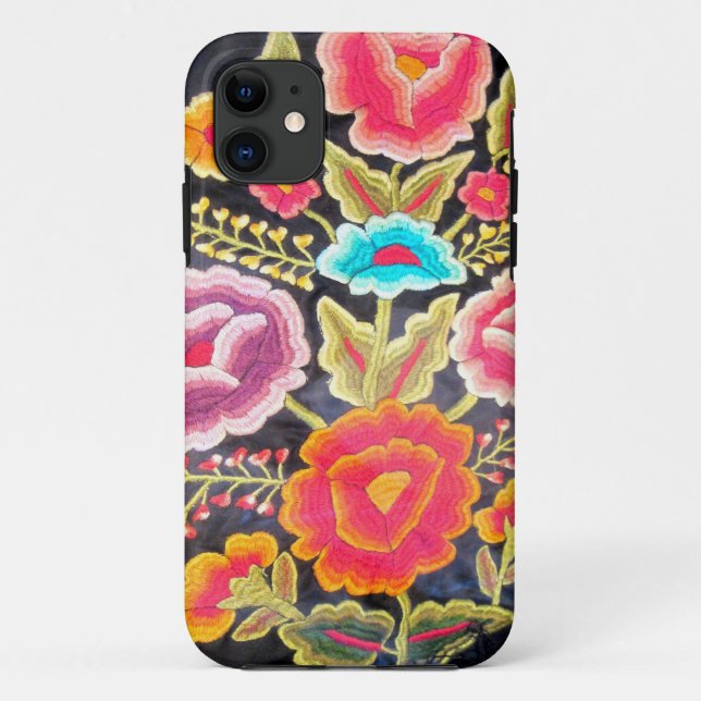 Mexican Embroidery design Case-Mate iPhone Case (Back)
