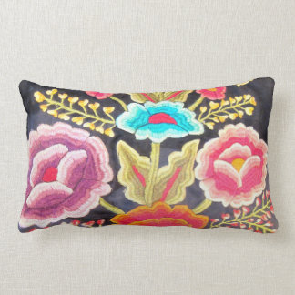 Mexican Embroidery design Lumbar Pillow