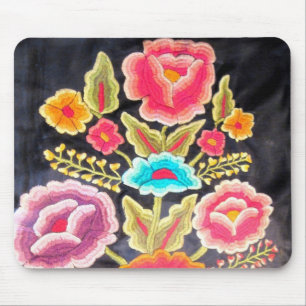 Mexican Embroidery design Mouse Pad