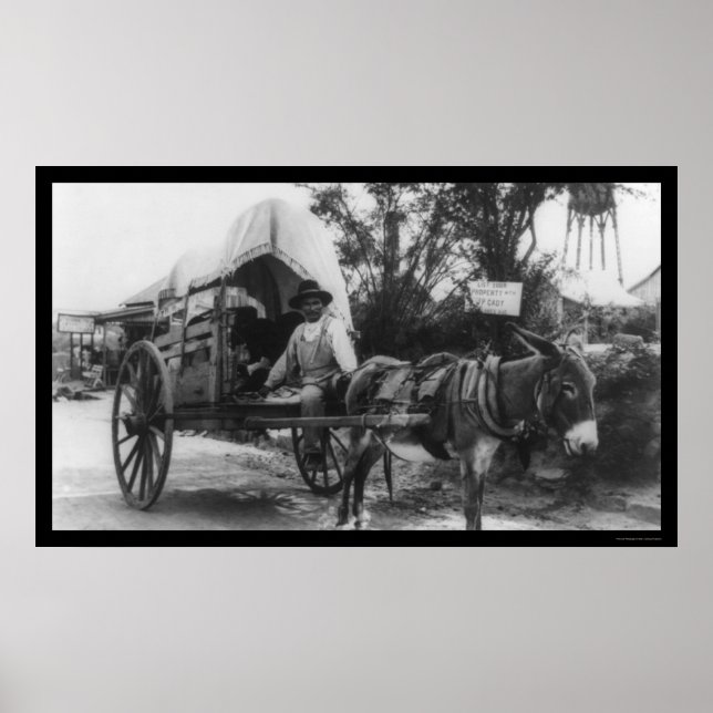 Mexican Emigration Wagon 1912 Poster (Front)