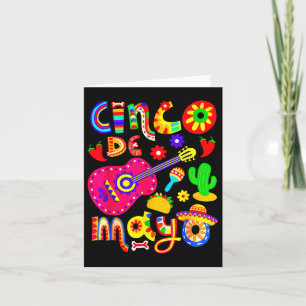 Mexican Fiesta 5 De Mayo Women Men Girls  Card