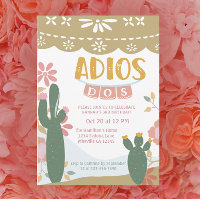 Mexican Fiesta Adios Dos Third Birthday