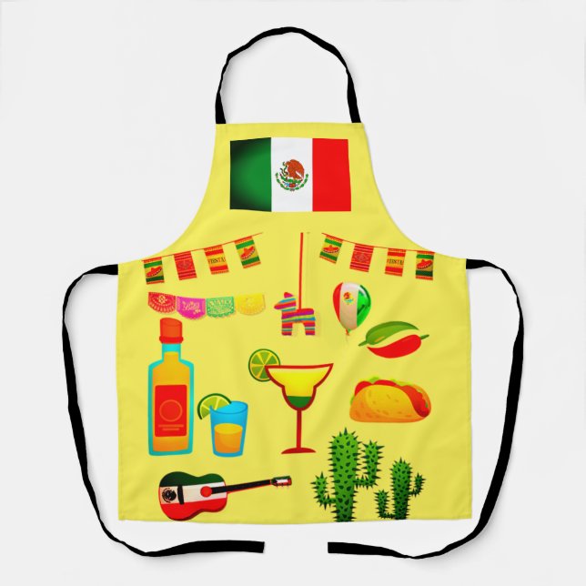 Mexican Fiesta Apron (Front)
