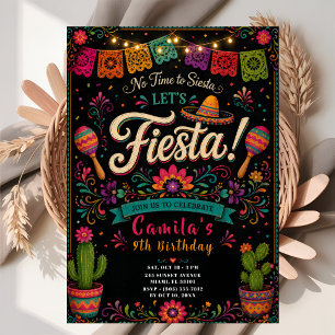 Mexican Fiesta Birthday Party Invitation