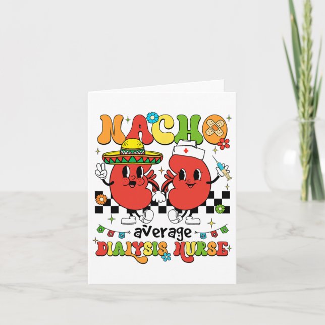 Mexican Fiesta Cinco De Mayo Rn Nacho Average Dial Card (Front)