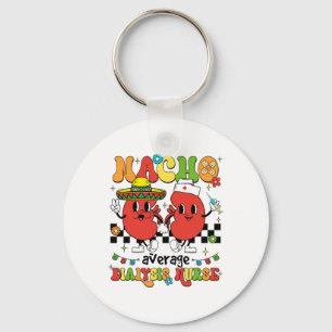 Mexican Fiesta Cinco De Mayo Rn Nacho Average Dial Keychain