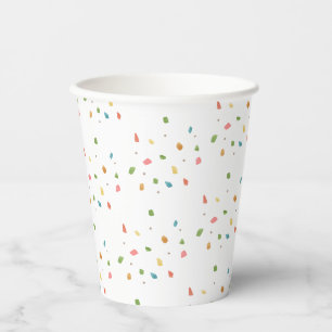 Mexican Fiesta Colourful Confetti Baby Shower Paper Cups