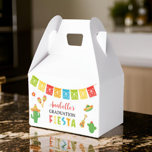 Mexican Fiesta Graduation Party Favor Box