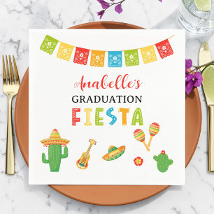 Mexican Fiesta Graduation Party Napkin