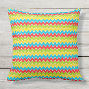 Mexican Fiesta Multi Colour Outdoor Pillow
